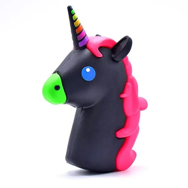 8800mah Unicorn powerbank Cute Portable Emoji Power Bank Charger Cartoon 18650 Battery Bateria For Iphone 7 Xiaomi Samsung