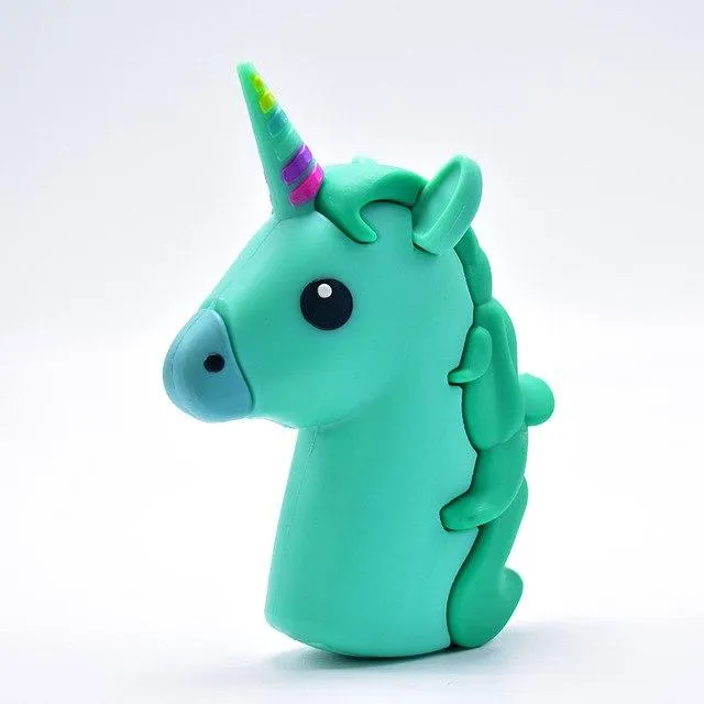8800mah Unicorn powerbank Cute Portable Emoji Power Bank Charger Cartoon 18650 Battery Bateria For Iphone 7 Xiaomi Samsung