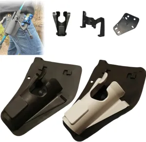 Adjustable Hands-Free Quick Draw Waist Belt Holder for Wading,Slide-in Fishing Rod Hip Holster, Surf, Fly & Bank Fishing - Durable Weatherproof Nylon with Stash Pocket