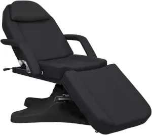 Adjustable Massage Table for Spa Treatments, Comfort Foam Padding, Gas Lift Mechanism, Black