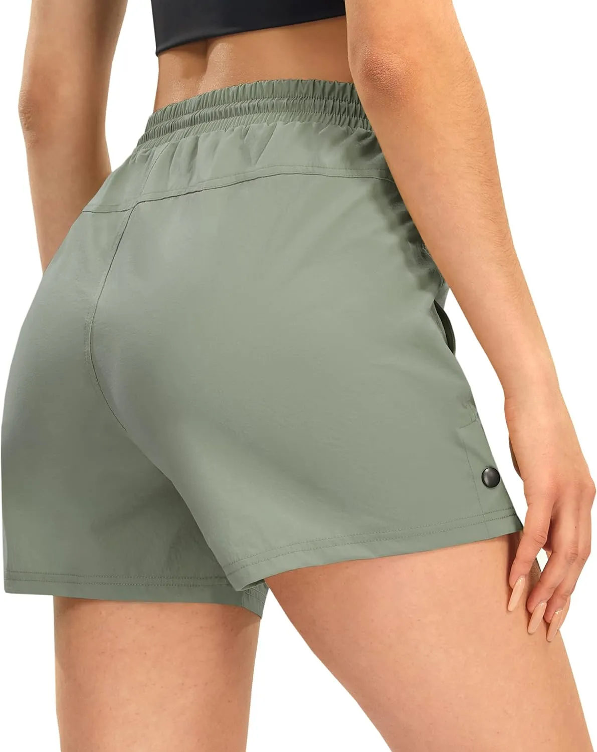 AFITNE Women's 4" Hiking Shorts Quick Dry Lightweight Outdoor Shorts Travel Athletic Golf Shorts with Pockets Water Resistant