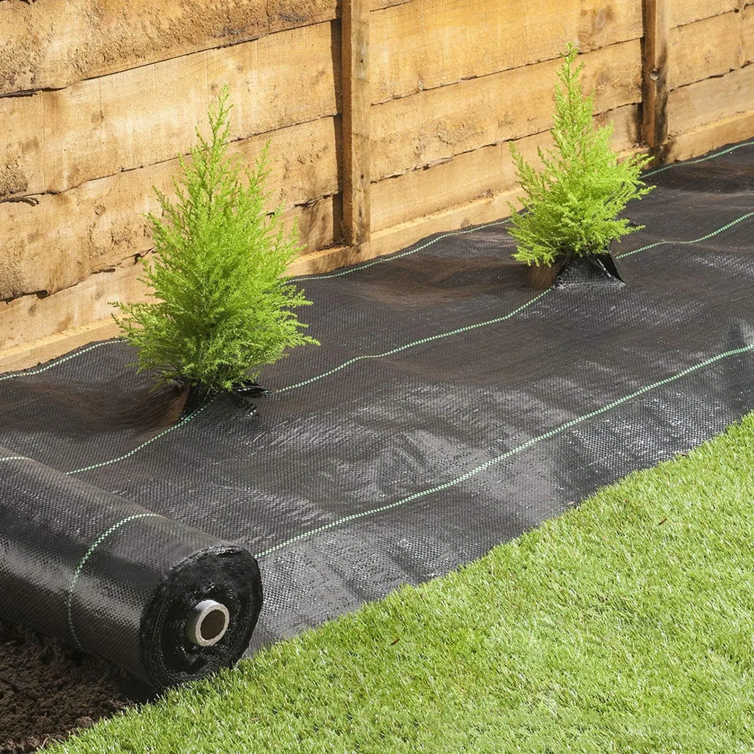 Agfabric 10 Ft X 300 Ft Landscape Fabric Weed Barrier Ground Cover Garden Mats for Weeds Block in Raised Garden Bed