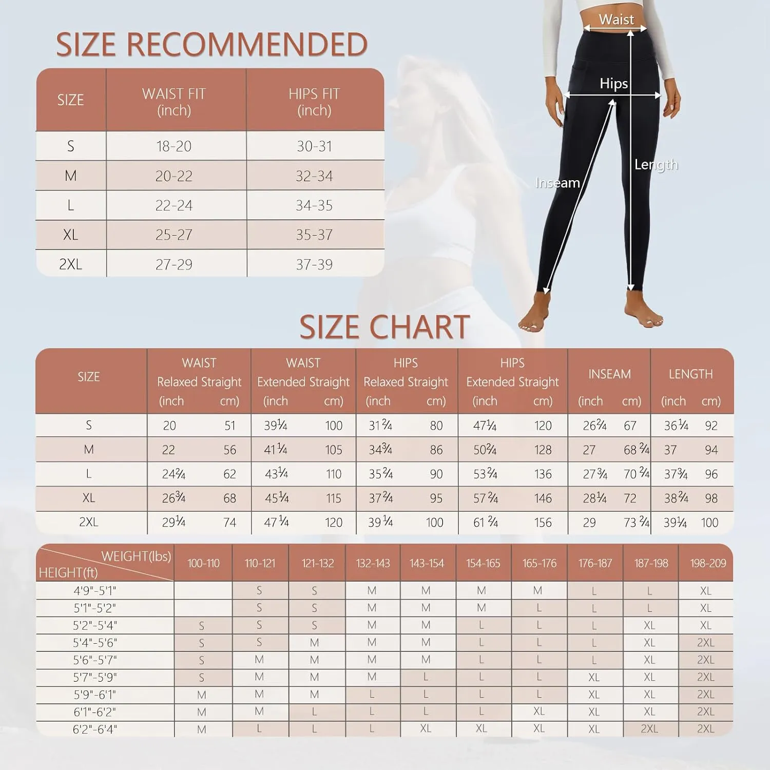 ALAVIKING Yoga Pants for Women Double Layer High Waisted Yoga Leggings Tummy Control Workout Pants with Pocket Stretchy