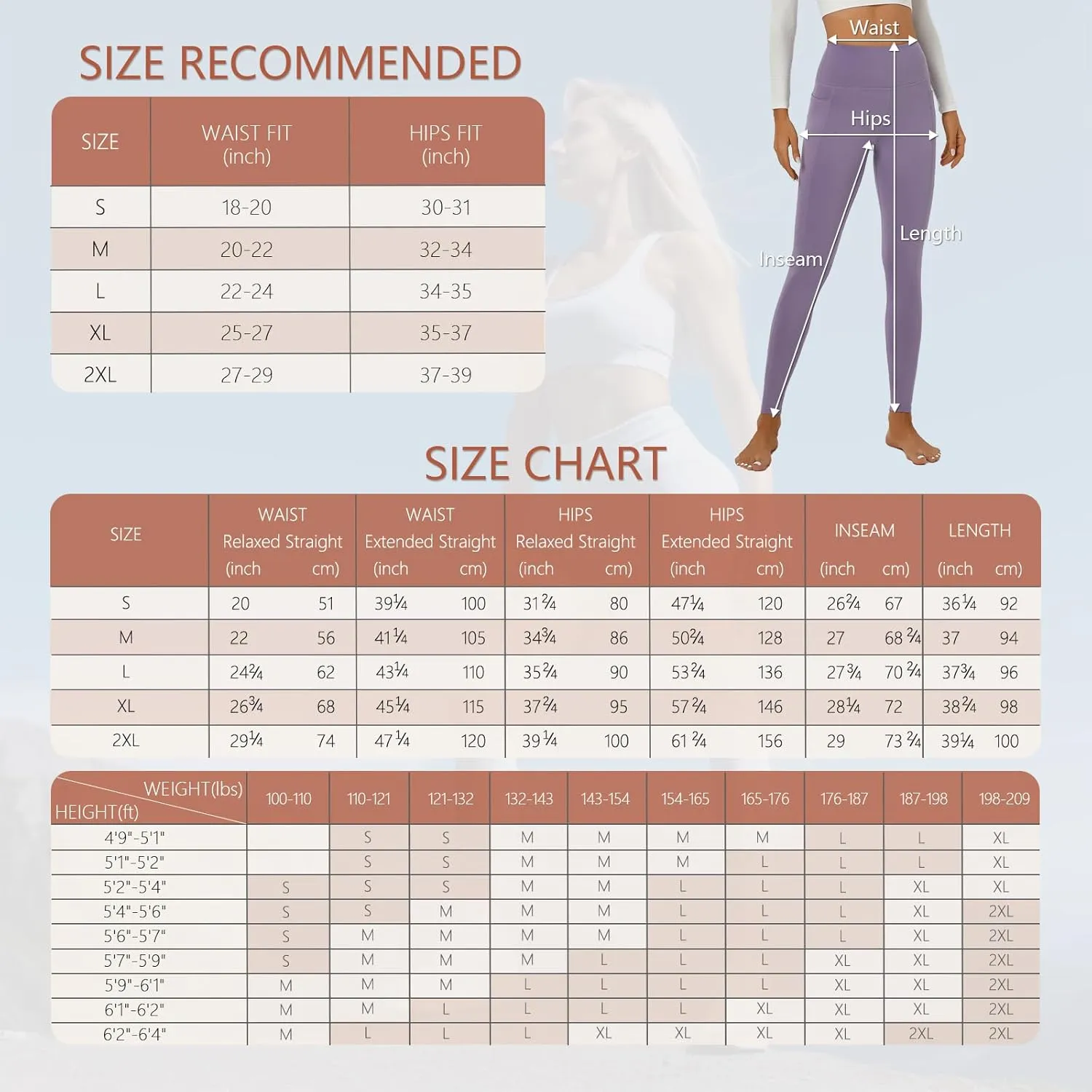 ALAVIKING Yoga Pants for Women Double Layer High Waisted Yoga Leggings Tummy Control Workout Pants with Pocket Stretchy