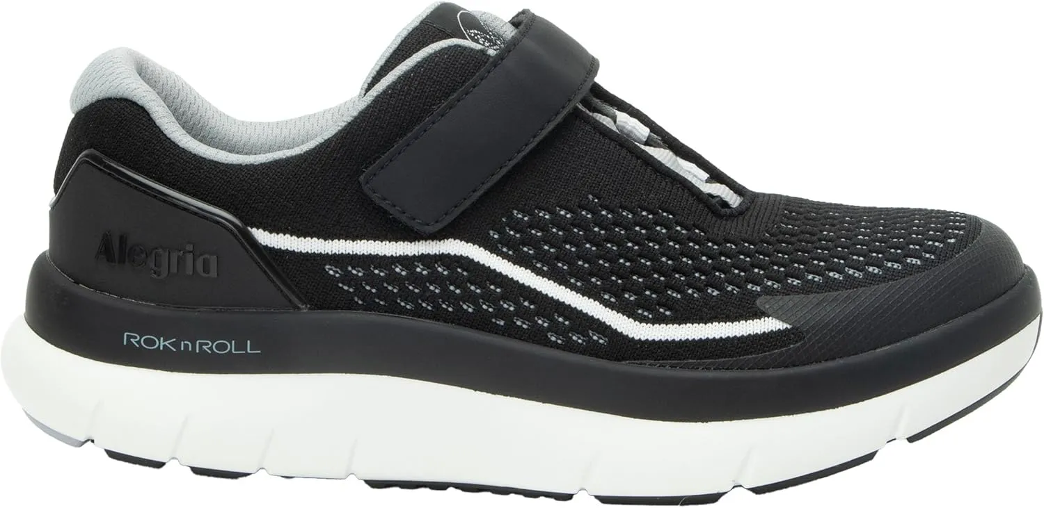 Alegria Women's Breez Rok N Roll Collection Wider Fit Athletic Walking Tennis Shoes