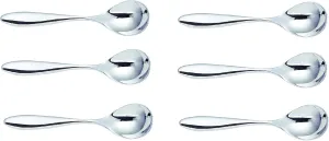 Alessi Mami Tea Spoon, Set of 6 (SG38/7), Silver