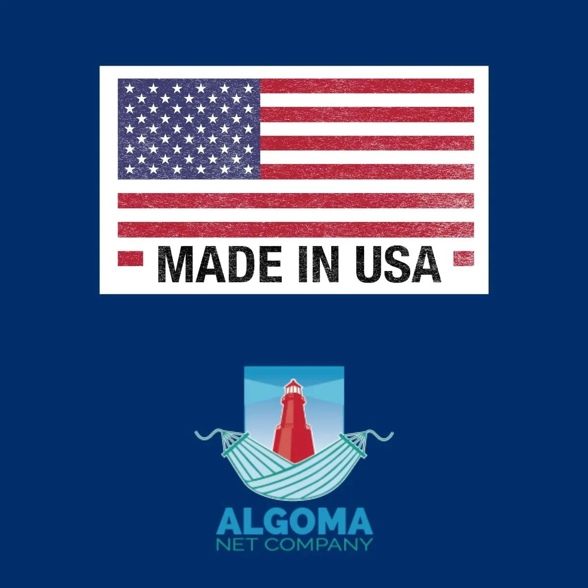 ALGOMA Net 137SP75, 1 Count (Pack of 1), Navy Blue