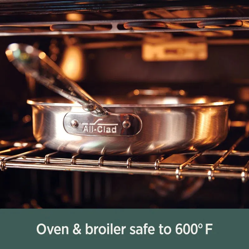 All-Clad D5 Stainless® Brushed 10 Piece Aluminum Cookware Set