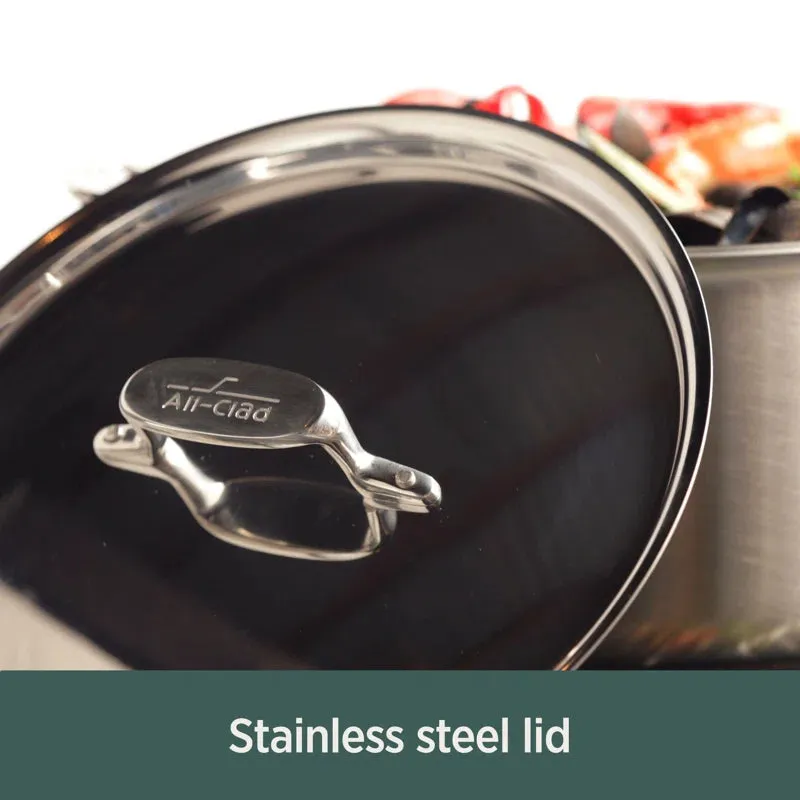 All-Clad D5 Stainless® Brushed 10 Piece Aluminum Cookware Set