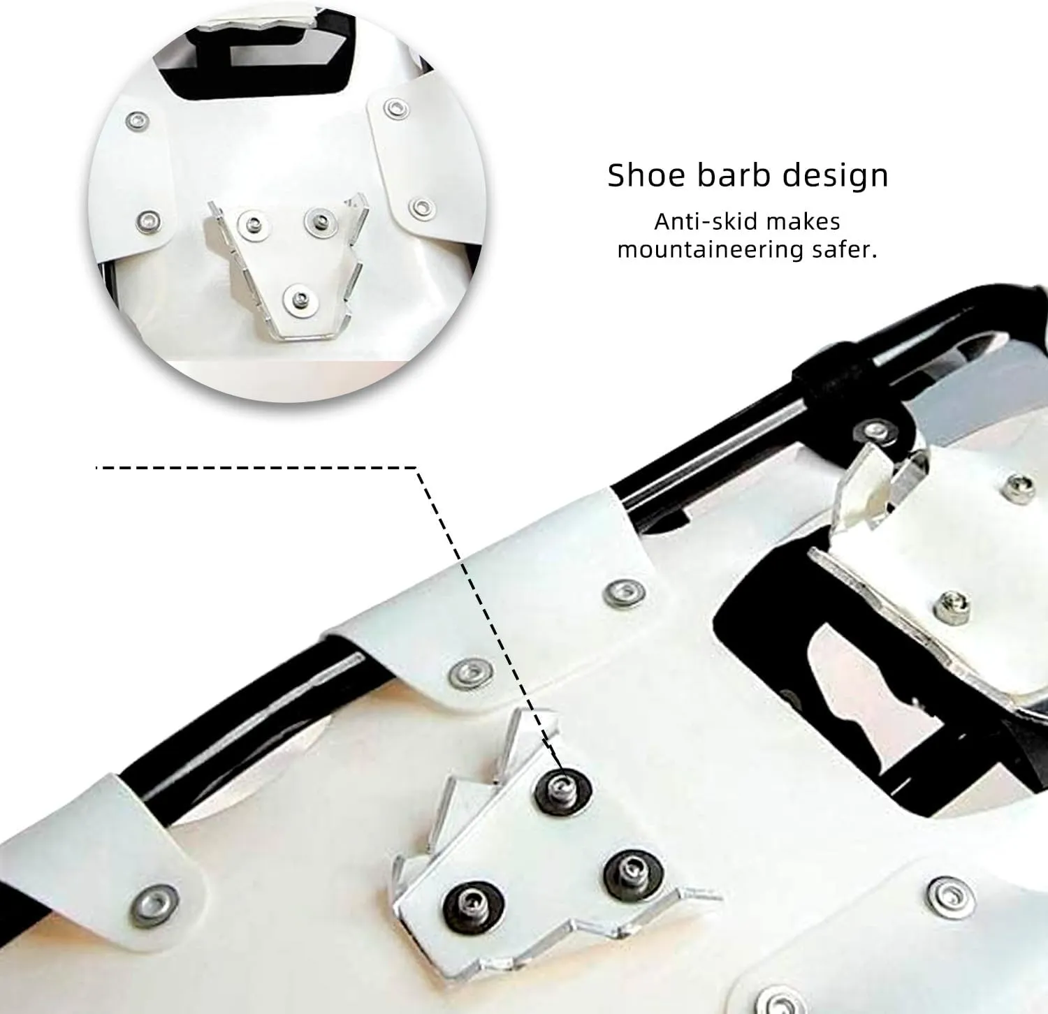 All Terrain Snowshoes with Trekking Poles,Lightweight Aluminum Snowshoes and Trekking Poles for Women/Men/Kids,Adjustable Ratchet Bindings and Carrying Tote Bag