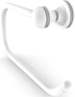 Allied Brass MA-24E Mambo Collection European Style Tissue Toilet Paper Holder, Matte White