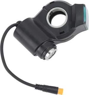 Alomejor 10 Inch Electric Scooter Handlebar Switch Lock, ABS Construction, Waterproof, Digital Battery Power Display, Replacement with Keys