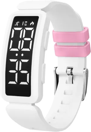 ALPS Fitness Tracker Watch - Kids & Teens, Step Counter, Waterproof, Sports Activity Tracker, Boys & Girls Watch