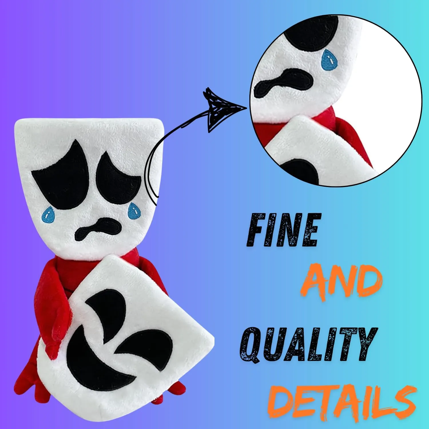 Amazing Plush - 10" Upgraded Circus Plushies - Stuffed Animal Hammock Corner - Soft Pillow for Home Decorations - Hugging Figures for Boys and Girls - Stuffed Animal Toys