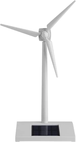 AMONIDA Wind Mill Toy, 14x9x26cm White Solar Wind Toy Kids Toy for Decorative Item Or Teaching Tools