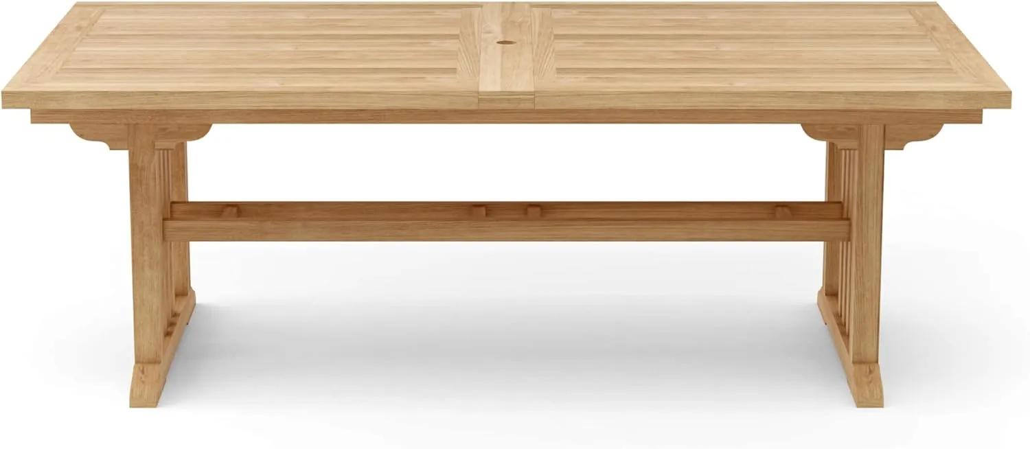 Anderson Teak Sahara Rectangular Double Ext. Table 126"