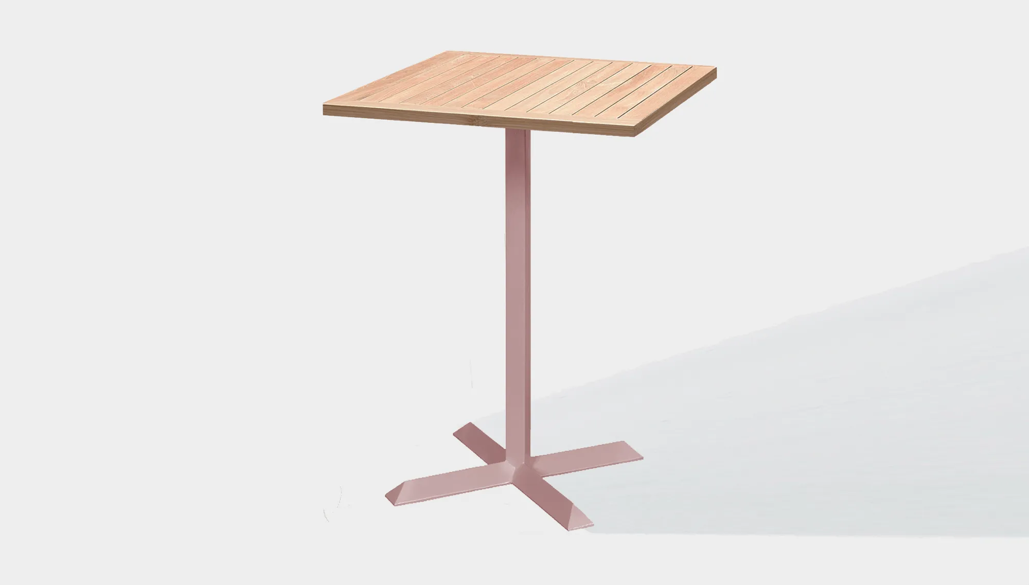 Andi Outdoor Pedestal Cafe & Bar Table Square (2 heights)