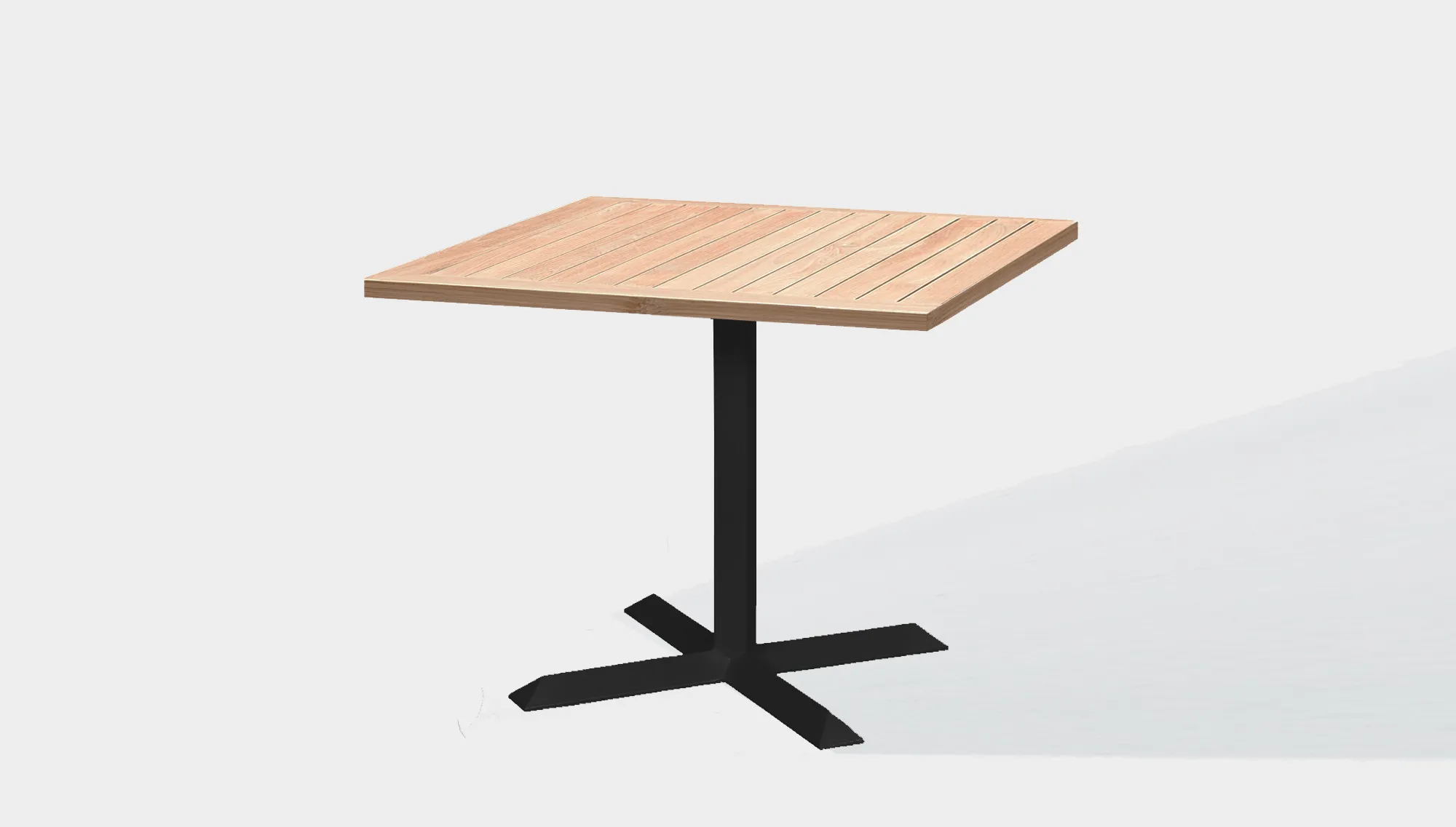 Andi Outdoor Pedestal Cafe & Bar Table Square (2 heights)