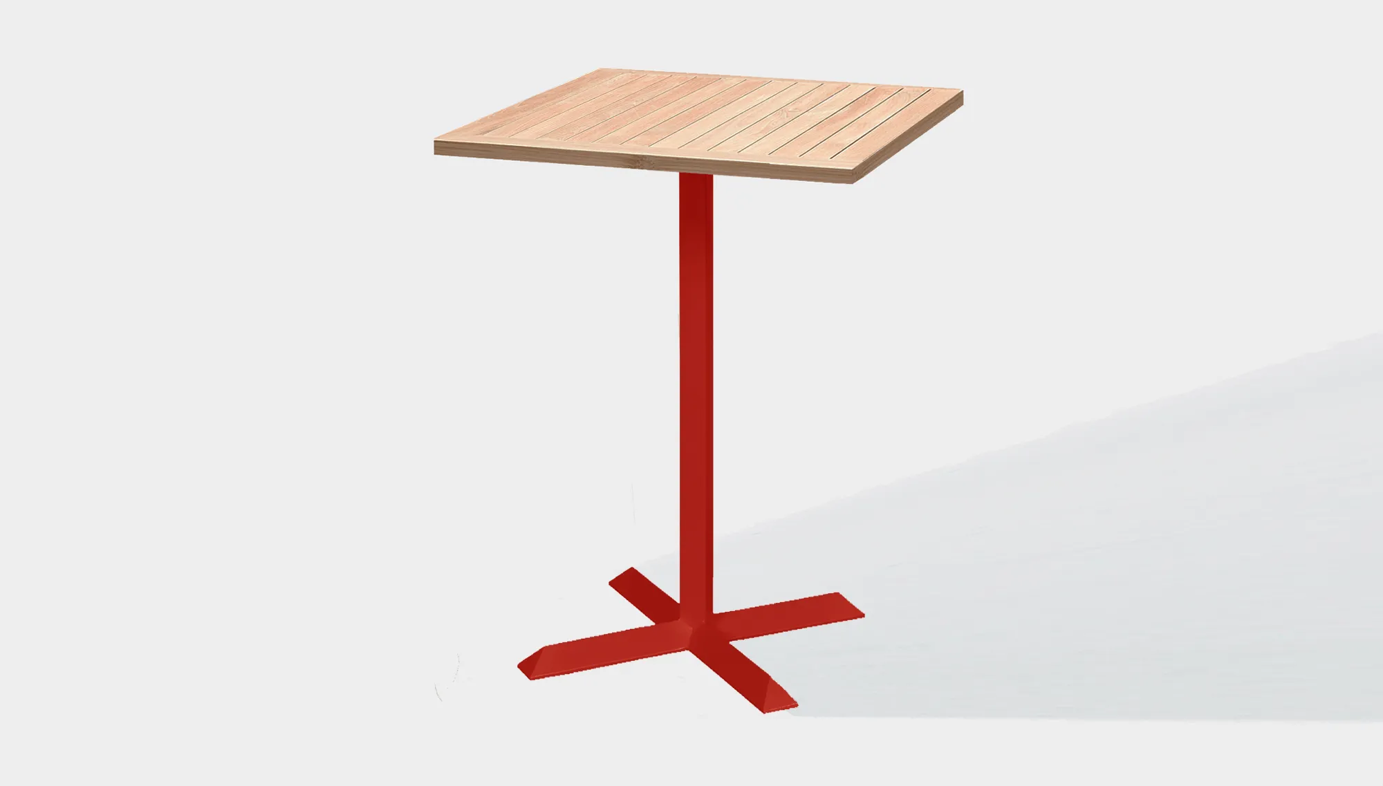 Andi Outdoor Pedestal Cafe & Bar Table Square (2 heights)