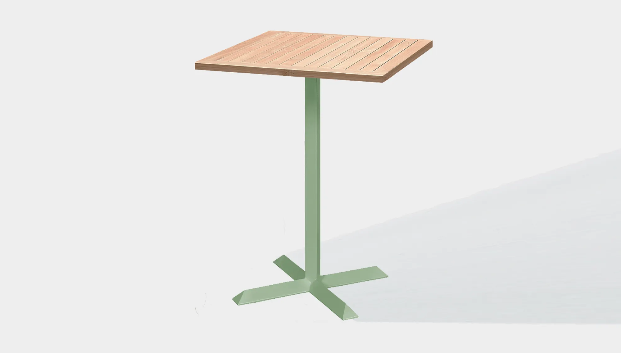 Andi Outdoor Pedestal Cafe & Bar Table Square (2 heights)