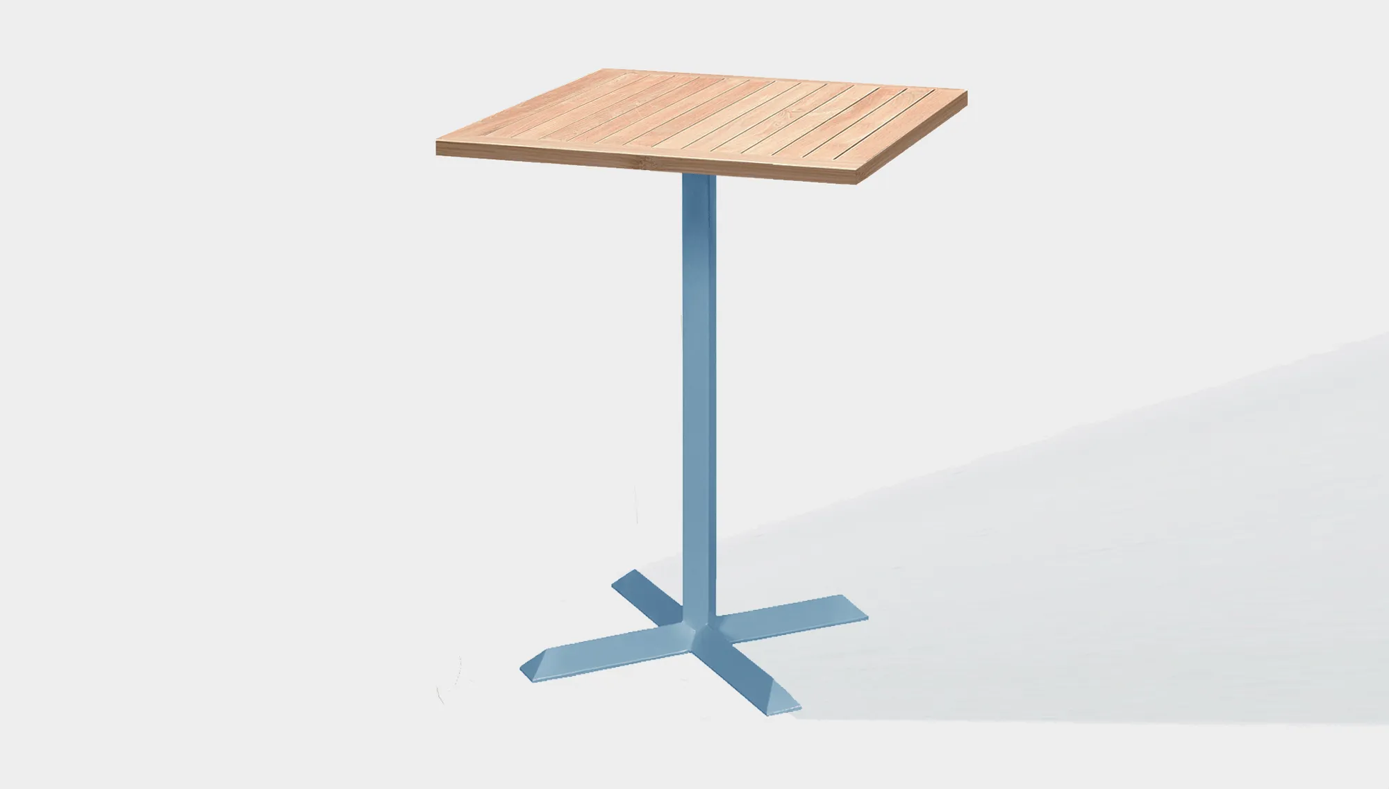 Andi Outdoor Pedestal Cafe & Bar Table Square (2 heights)