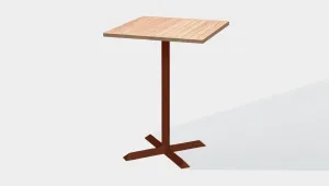 Andi Outdoor Pedestal Cafe & Bar Table Square (2 heights)