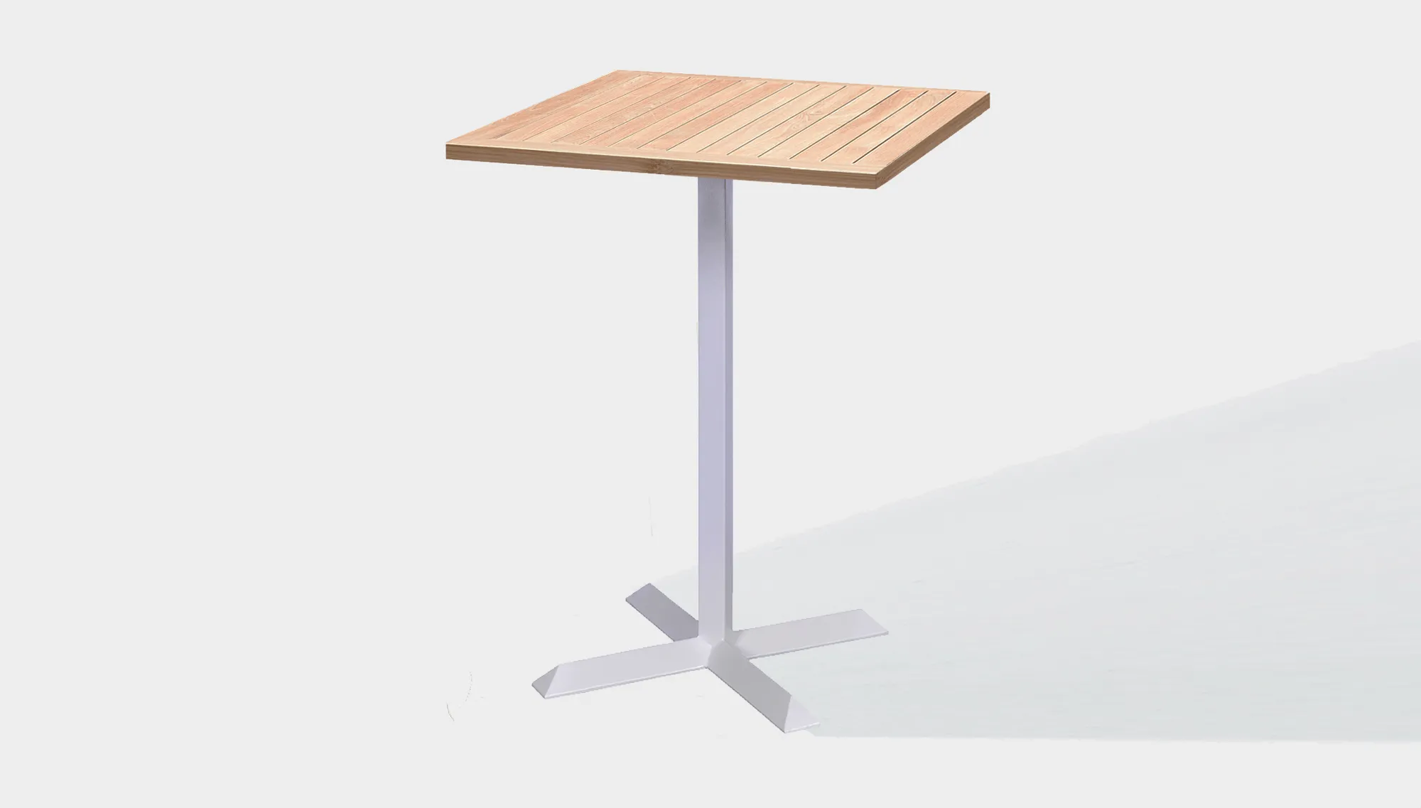 Andi Outdoor Pedestal Cafe & Bar Table Square (2 heights)