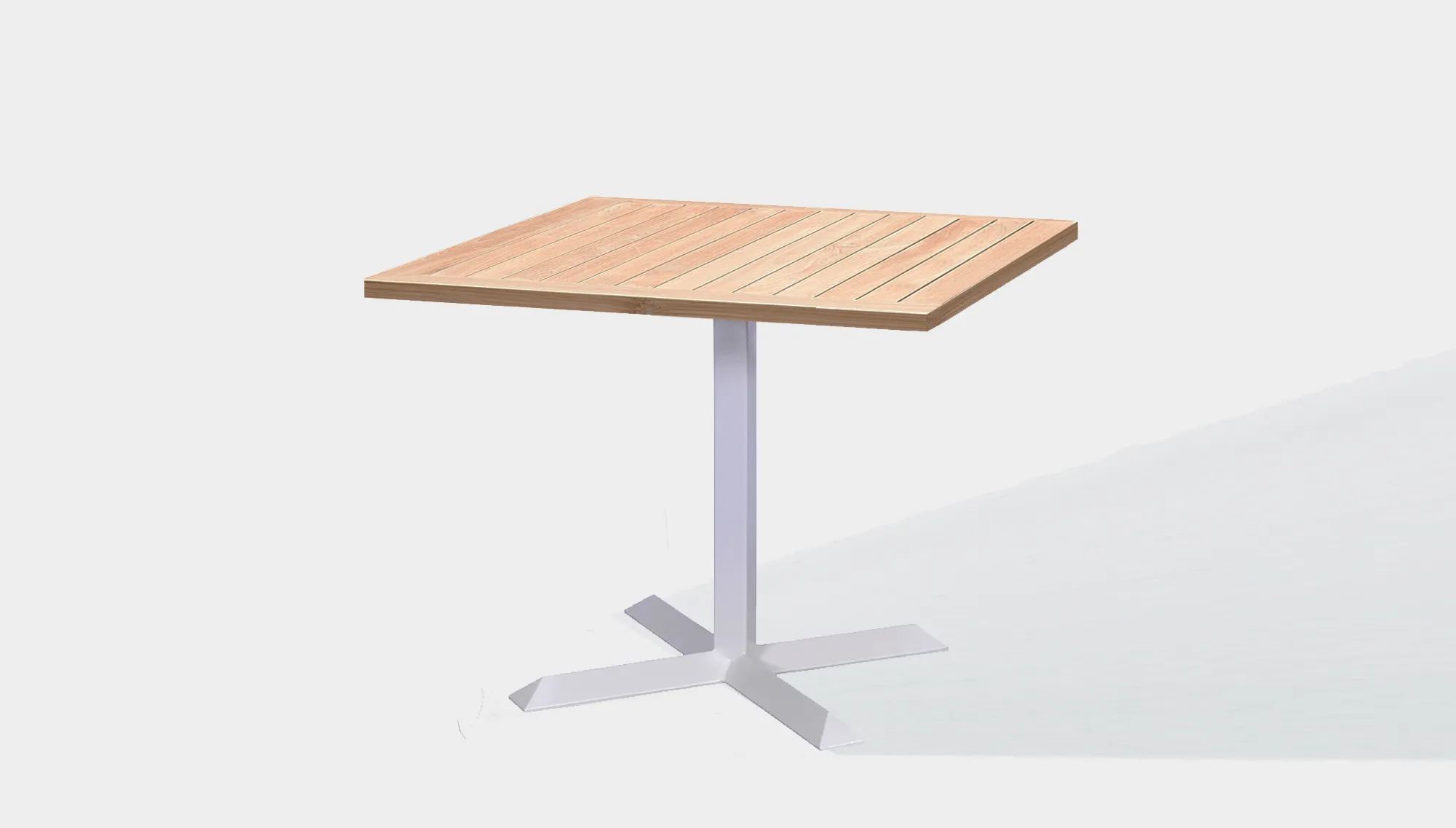 Andi Outdoor Pedestal Cafe & Bar Table Square (2 heights)