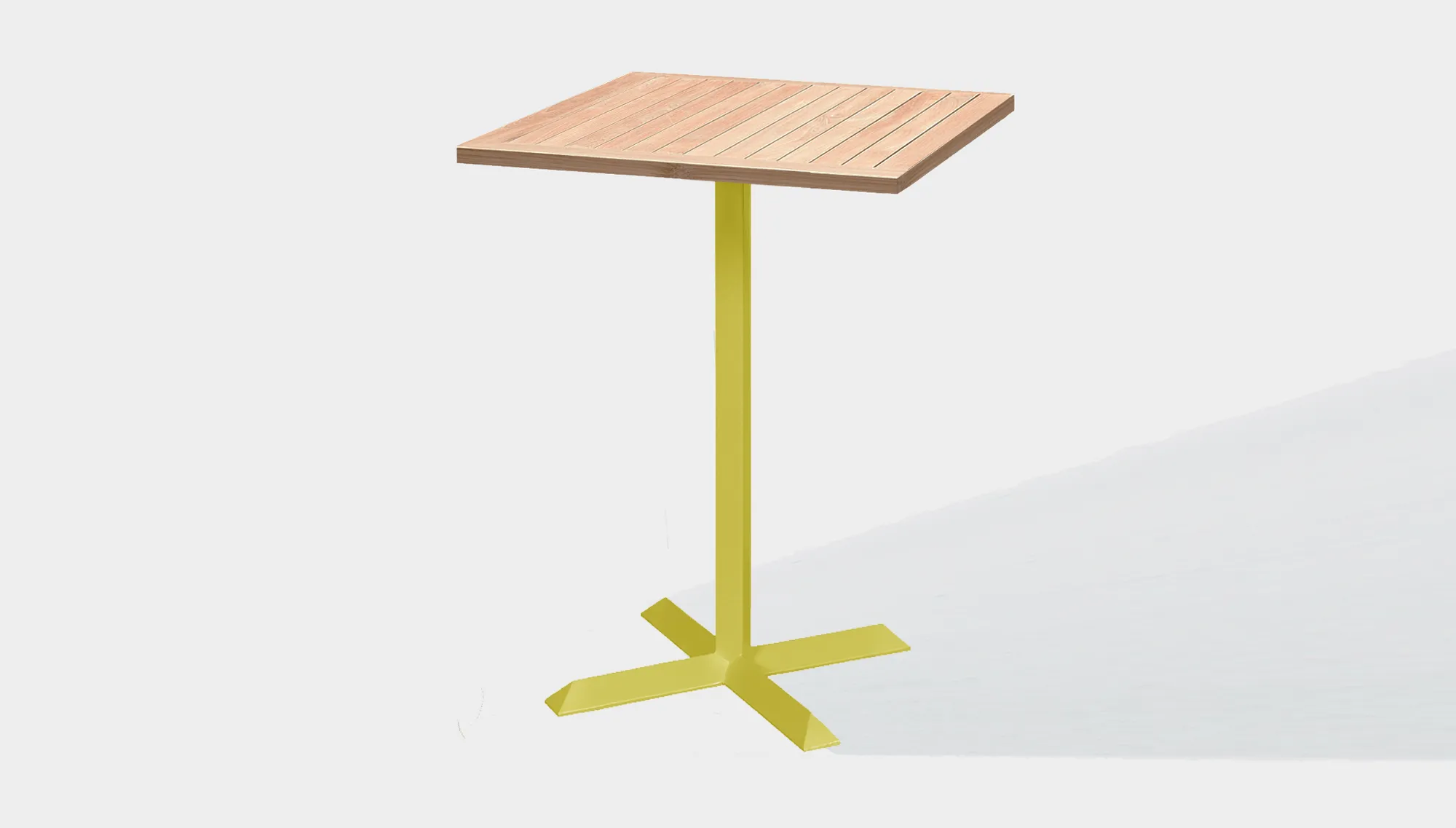 Andi Outdoor Pedestal Cafe & Bar Table Square (2 heights)
