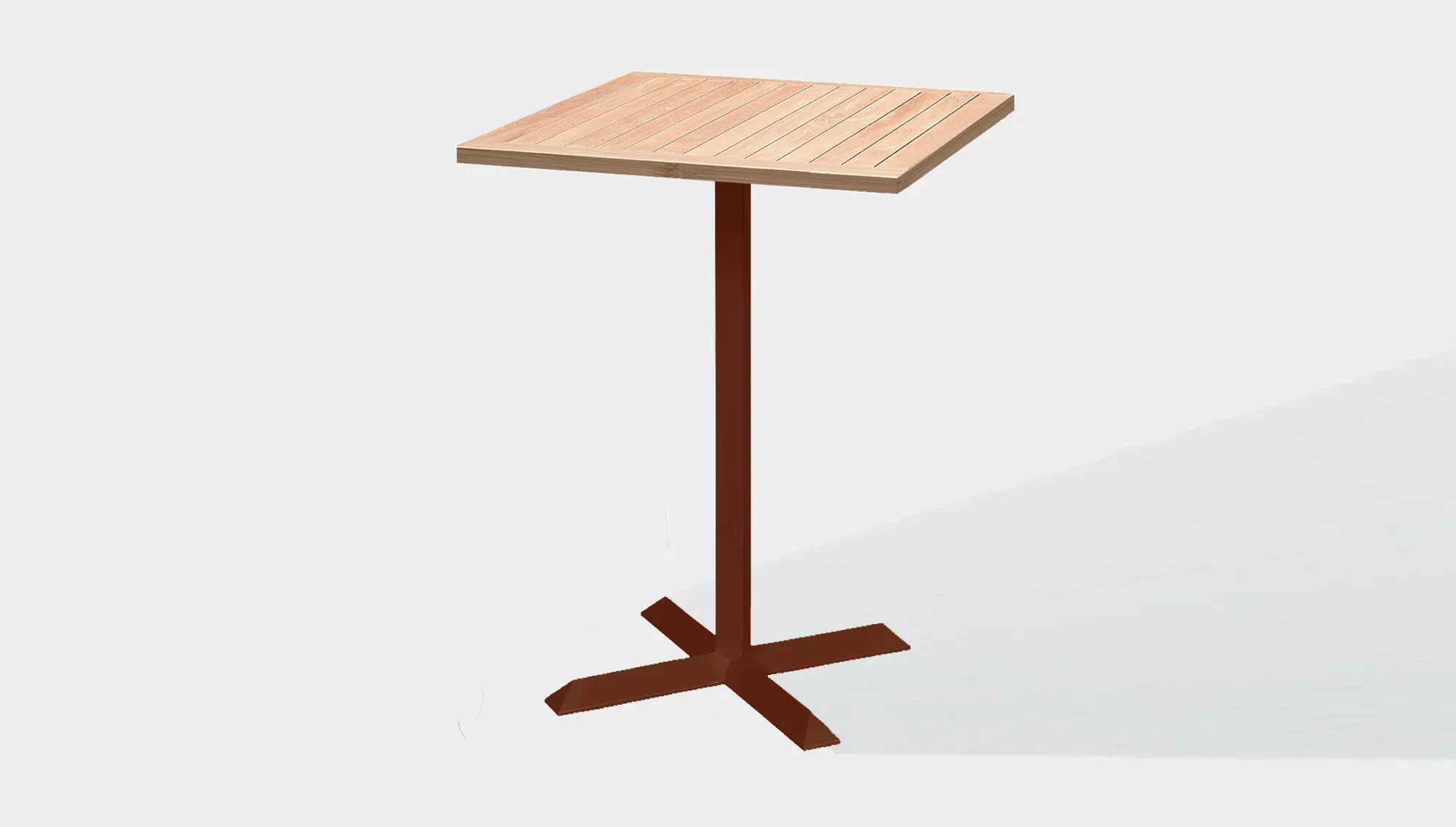 Andi Outdoor Pedestal Cafe & Bar Table Square (2 heights)