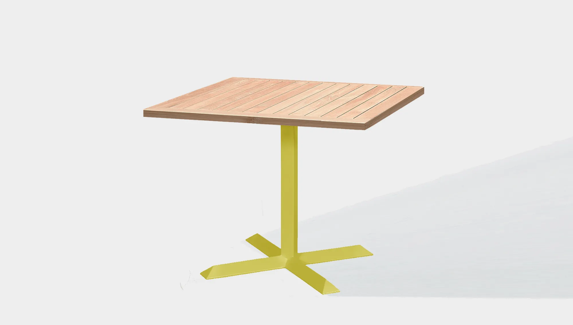 Andi Outdoor Pedestal Cafe & Bar Table Square (2 heights)