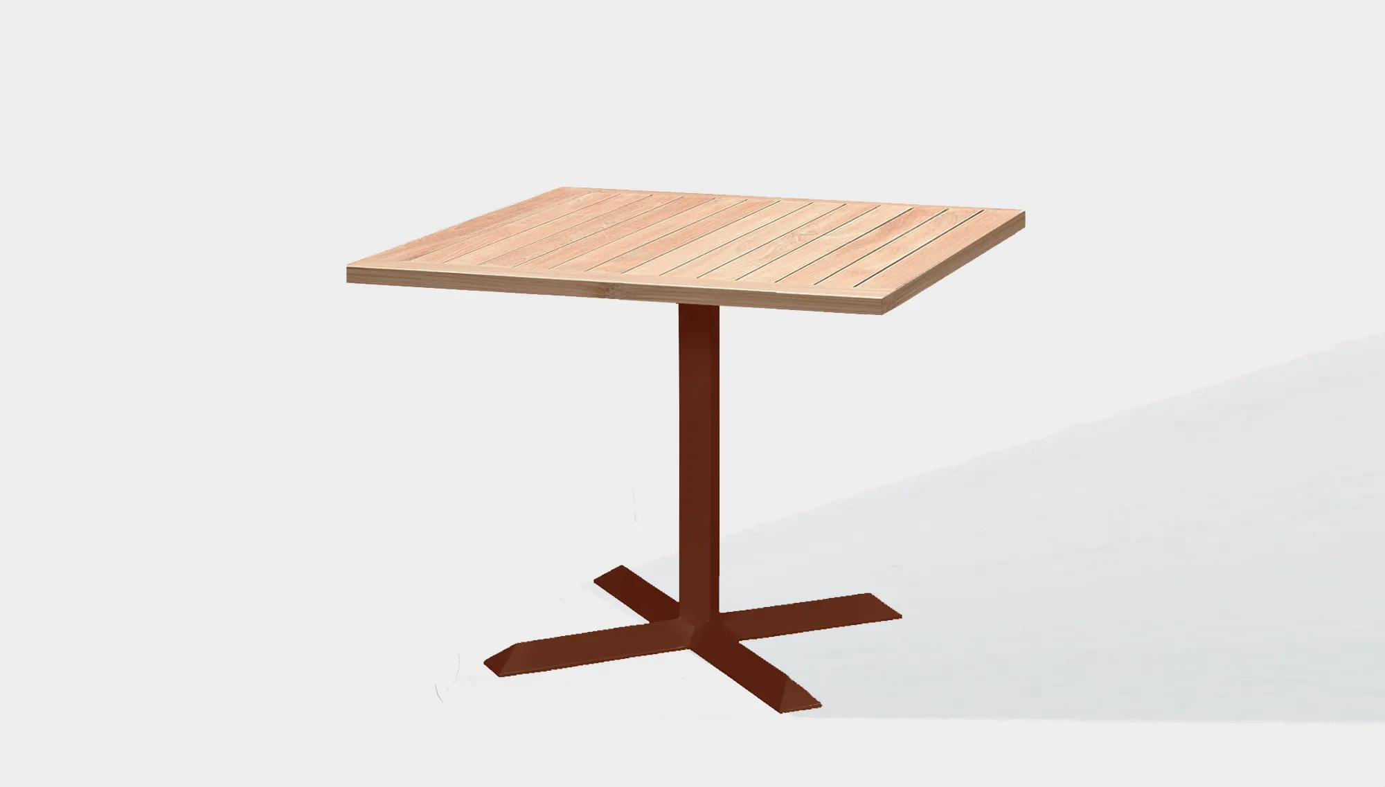 Andi Outdoor Pedestal Cafe & Bar Table Square (2 heights)