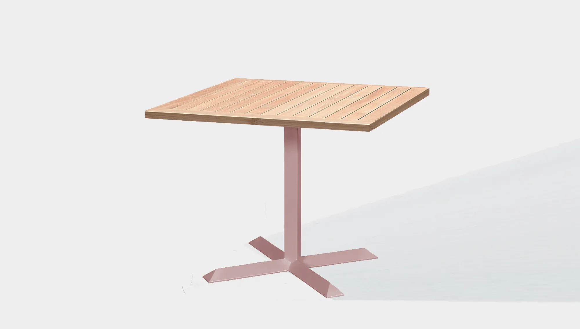 Andi Outdoor Pedestal Cafe & Bar Table Square (2 heights)