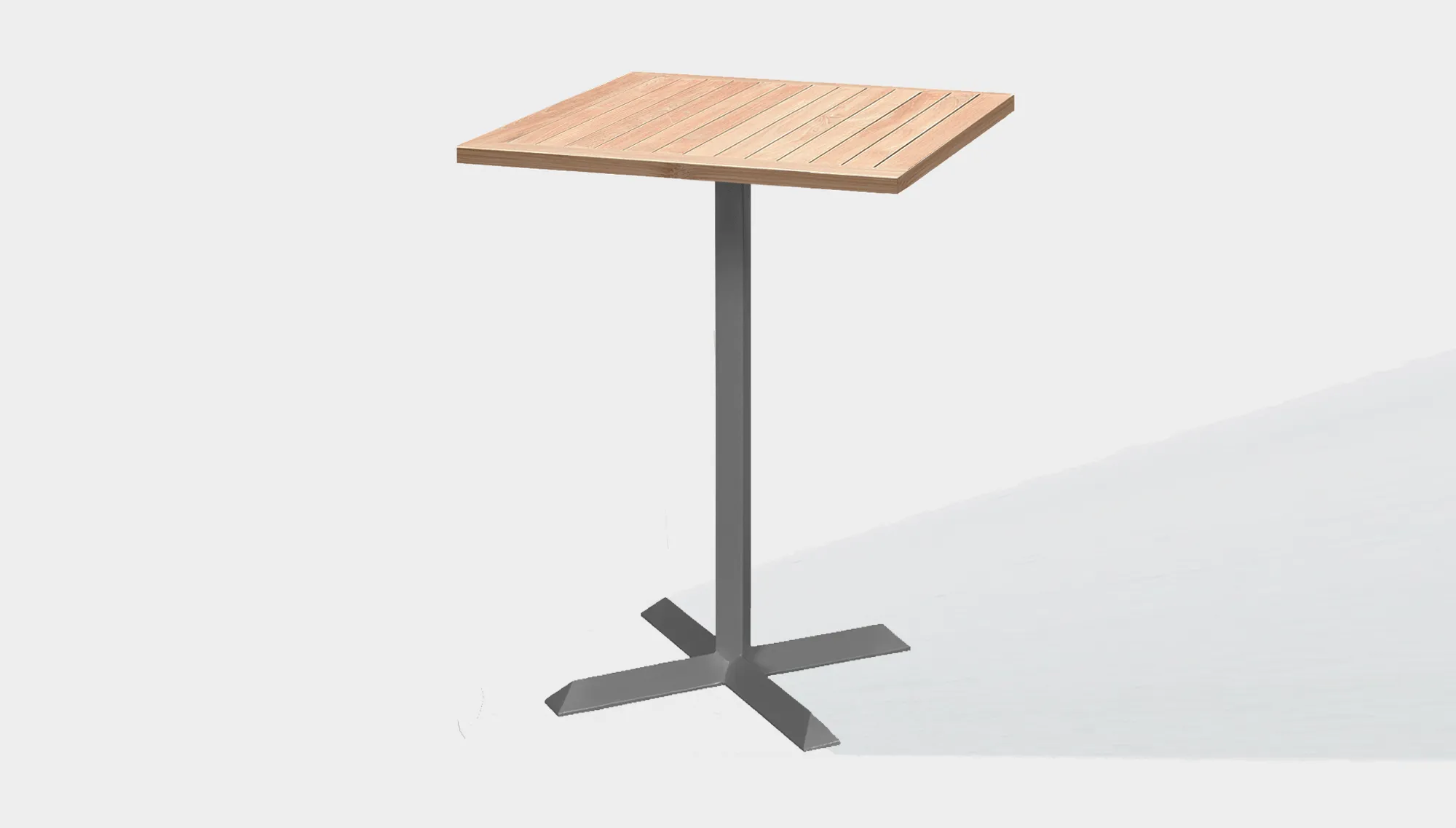 Andi Outdoor Pedestal Cafe & Bar Table Square (2 heights)