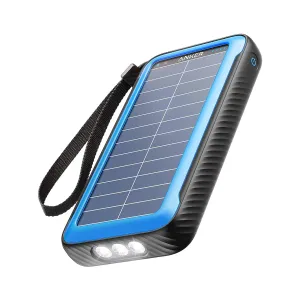 Anker PowerCore Power Bank (A1650011) -20000mAh ,Solar With Dual-Ports,USB-C