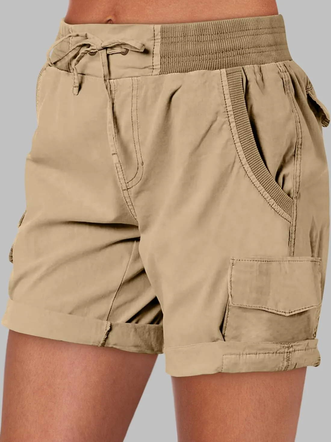 ANRABESS Womens Summer Shorts 2025 Dressy Casual Hiking Cargo Shorts Trendy Outdoor Outfits 6 Pockets