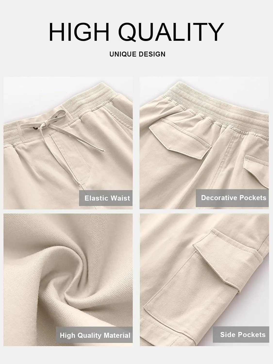 ANRABESS Womens Summer Shorts 2025 Dressy Casual Hiking Cargo Shorts Trendy Outdoor Outfits 6 Pockets