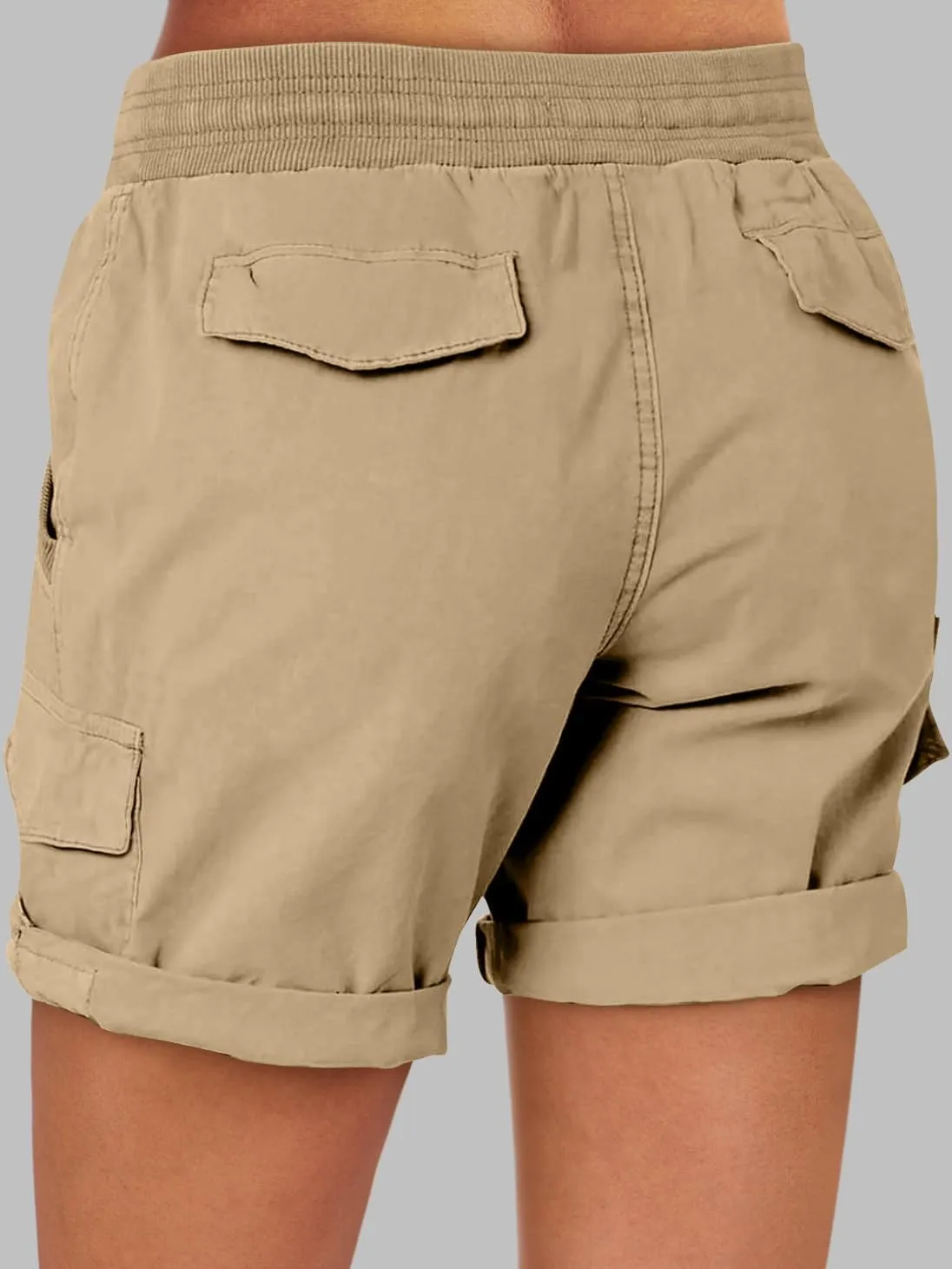 ANRABESS Womens Summer Shorts 2025 Dressy Casual Hiking Cargo Shorts Trendy Outdoor Outfits 6 Pockets