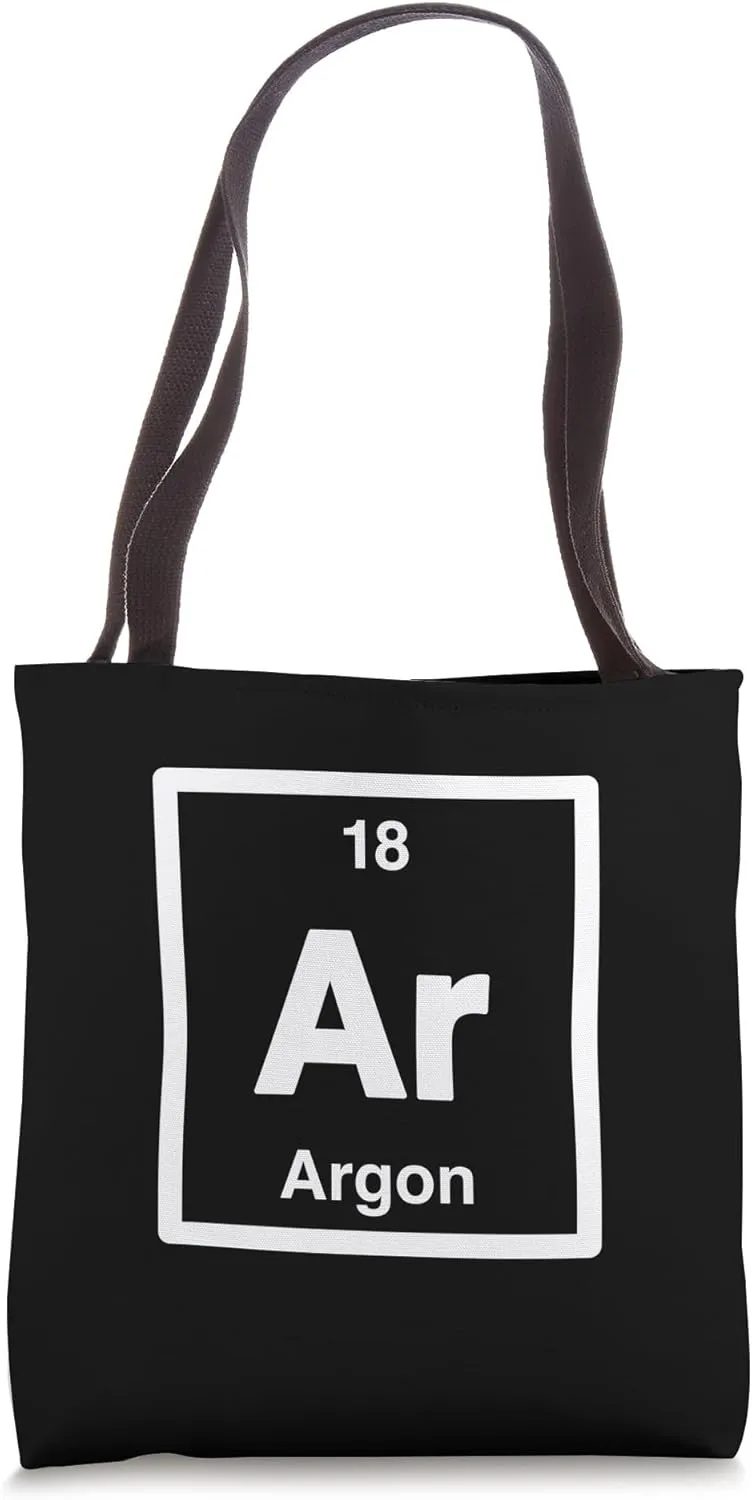 Argon - Ar - Periodic Table of Elements - Science Gifts Tote Bag