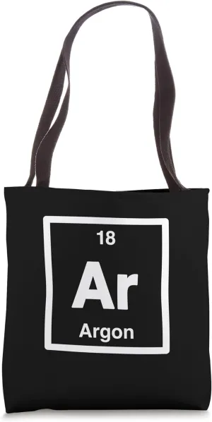Argon - Ar - Periodic Table of Elements - Science Gifts Tote Bag