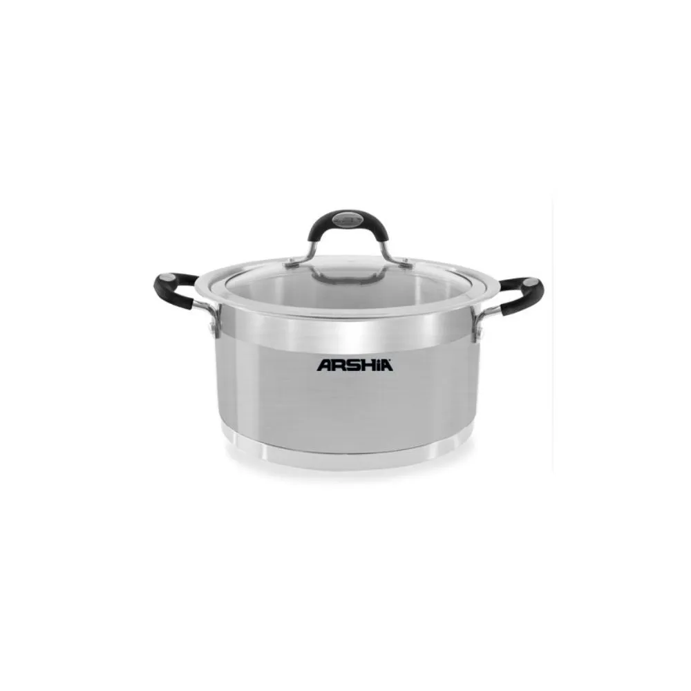 Arshia Stainless Steel Casserole 18cm