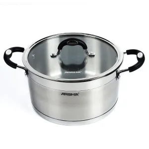 Arshia Stainless Steel Casserole 18cm