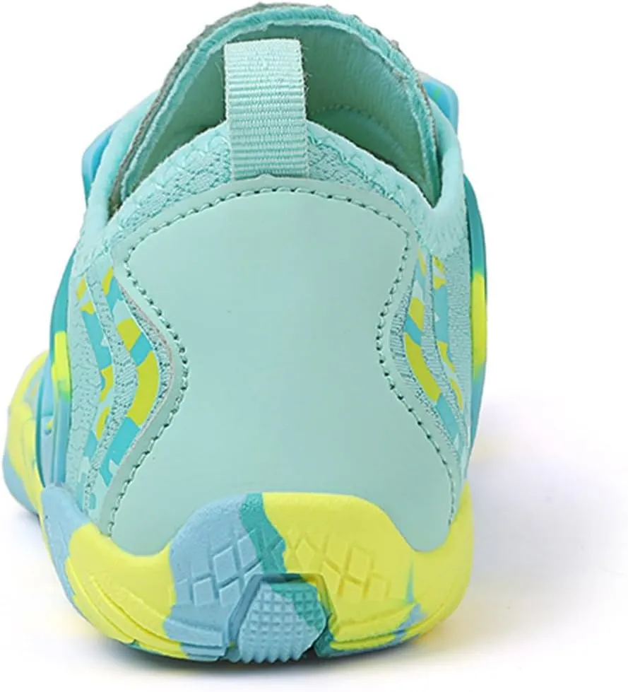 Athletic Hiking Water Shoes Womens Mens Quick Dry Barefoot for Beach Walking Kayaking Surfing Training Aqua Shoes with Comfy Cushion Sole Summer Wading Shoe with Adjustable Lace for Men Women
