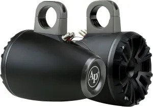 Audiopipe APMP-843TWR 8" Marine Wakeboard Tower Speakers with Integrated LED Lighting 300 Watts