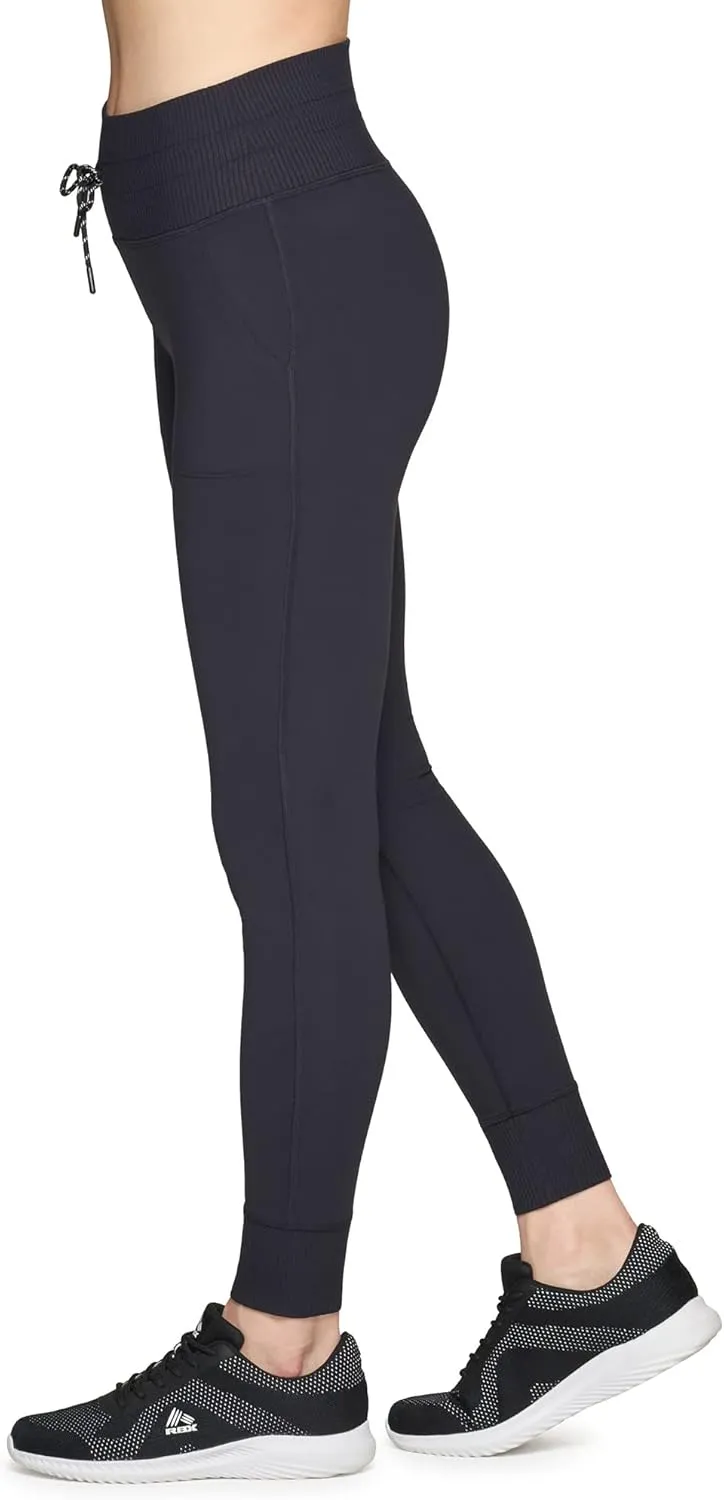 Avalanche Women's Drawstring Waist Gym Hiking Legging Fitted Jogger with Pockets
