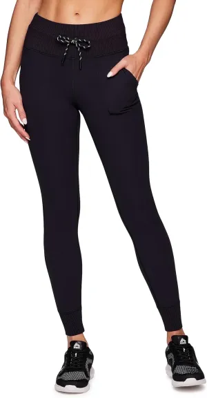 Avalanche Women's Drawstring Waist Gym Hiking Legging Fitted Jogger with Pockets
