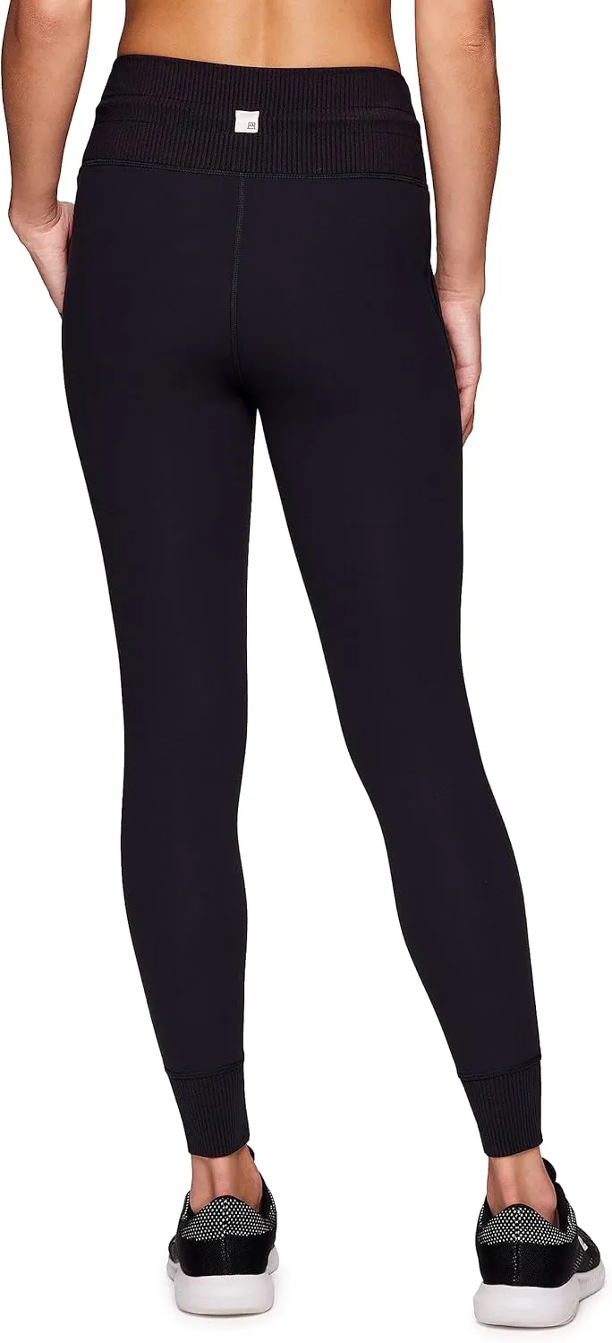 Avalanche Women's Drawstring Waist Gym Hiking Legging Fitted Jogger with Pockets