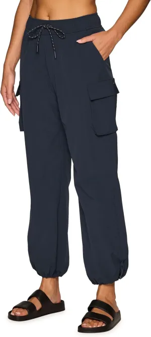 Avalanche Women's Parachute Pants, Ripstop Cargo Pants Lightweight Quick Drying Hiking Joggers for Women
