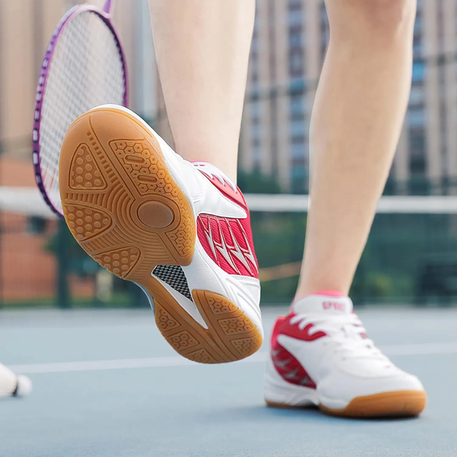 Badminton Shoes for Men's Women's Table Tennis Tennis Shoes Anti-Slip Wear-Resistant Comfort