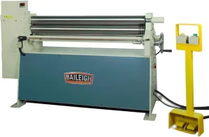 Baileigh 48-Inch Hydraulic Plate Roll, 13-Gauge Mild Steel, 2 HP, 1Ph 220V (PR-413)
